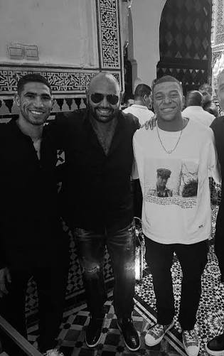 Fouad Ben Kouider avec Kylian Mbappé